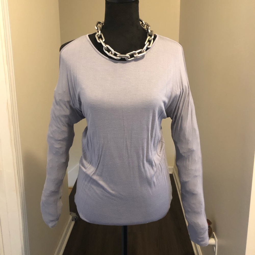 Misses cold shoulder top.